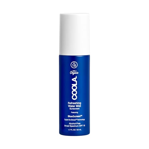 COOLA Organic Water Mist Face Moisturizer SPF 18 - 1.7 Fl Oz