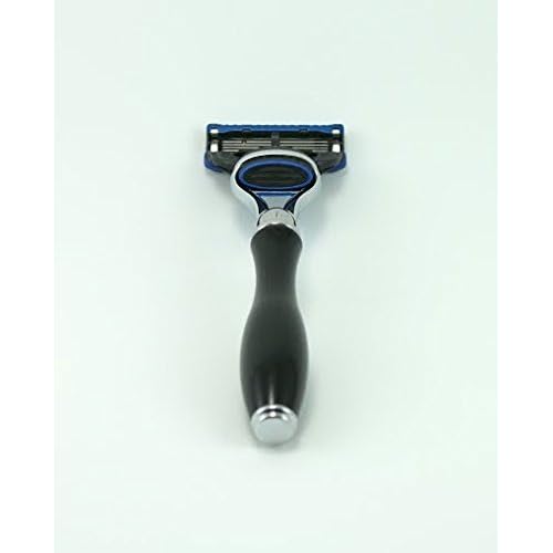 G.B.S Men's Classic 5 Blade Compatible Razor with Black Handle