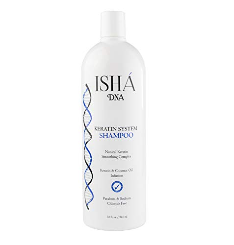 Keratin Treatment System Shampoo 32 Fl Oz - Sulfate & Paraben Free for All Hair Types - Coconut Oil Infused - Pack of 1