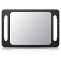 TASALON Unbreakable Double-Handle Hand Mirror with HD View, Black 15.8" x 10.2"