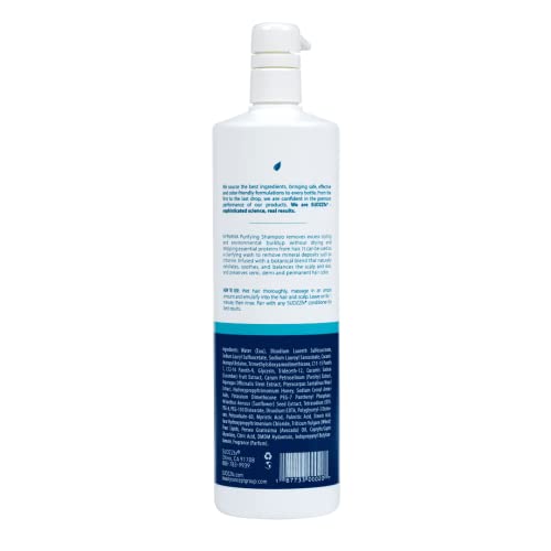 Nyrvana Purifying Shampoo 33.8 Fl Oz Pack of 1 - Sulfate Free Hair Cleanser for All Hair Types