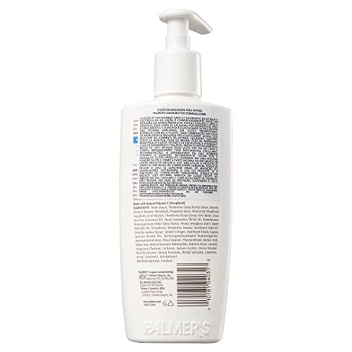 Palmer's Cocoa Butter Formula Massage Lotion with Collagen and Elastin | For Stretch Marks | Pregnancy Skin Care | With Argan Oil and Shea Butter | 8.5 oz Pack of 2