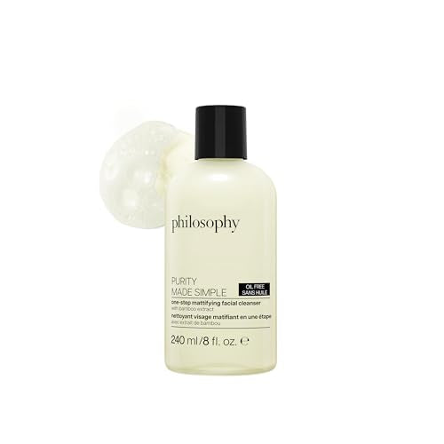 Purity Made Simple Mattifying Facial Cleanser with Bamboo Extract - Oil-Free, 8 Fl Oz