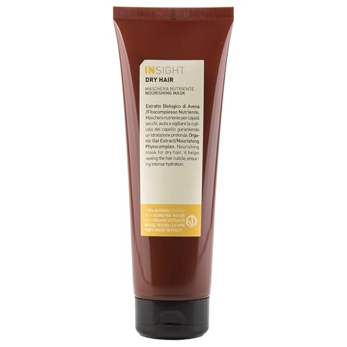 Hydrating Hair Mask for Dry Hair with Oat Extract & Nourishing Phytocomplex - 8.5 Fl Oz