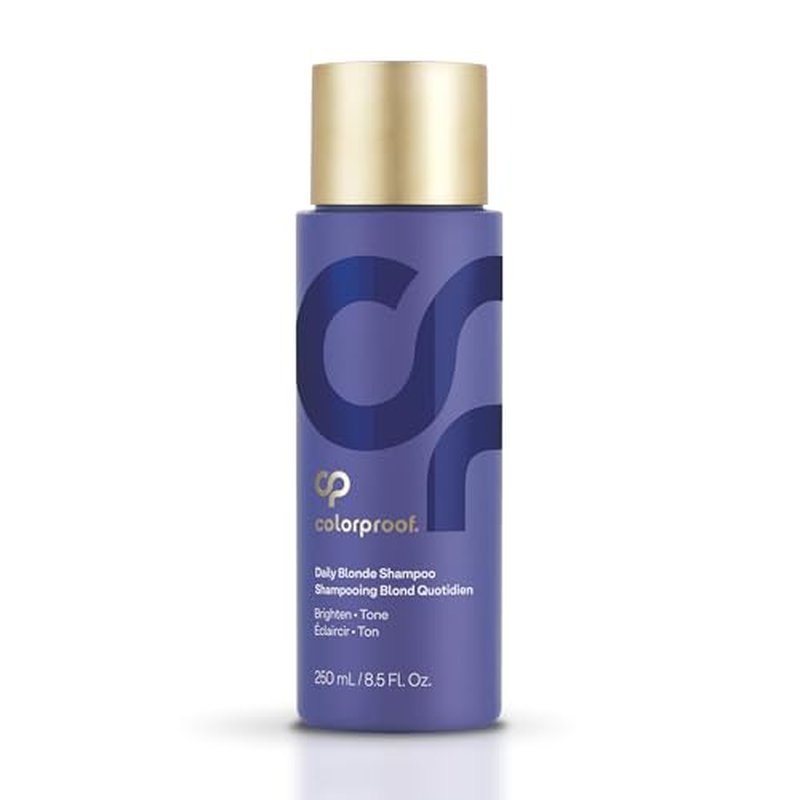 Colorproof Daily Blonde Shampoo 8.5 Fl. Oz. Sulfate Free Shampoo for Blonde Color Treated Hair with Citrus, Jasmine & Coconut Milk Scent for Cleansing & Toning