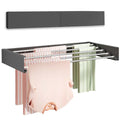 VIKAQI 32" Wall Mounted Foldable Clothes Drying Rack - Heavy Duty Stainless Steel