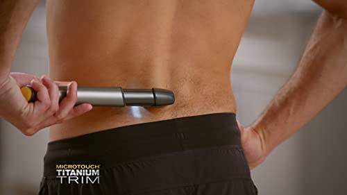 Rechargeable Hair Trimmer and Body Groomer with Attachments - Black
