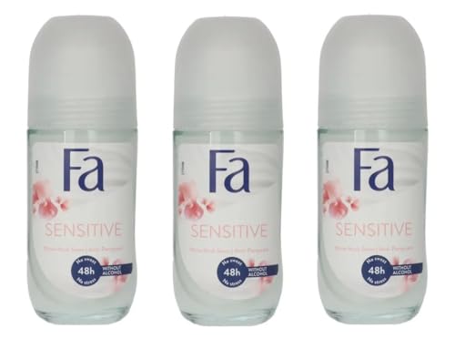 Women’s Invisible Sensitive Roll-On Deodorant Pack of 3 - 1.7oz/50ml