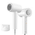 White US-Size Ionic Hair Dryer with Fast Drying & Low Noise - Lightweight & Travel-Friendly