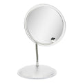Gooseneck Vanity Mirror with 7X Magnification and Clear Acrylic Frame