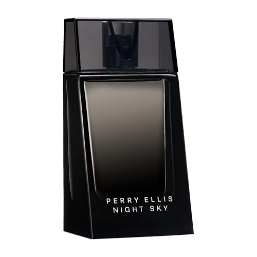 Perry Ellis Night Sky Eau de Toilette for Men 3.4 Fl Oz - Fresh Woody Fragrance