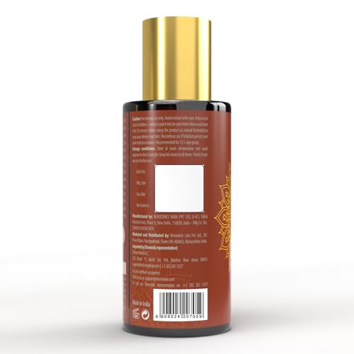 EKMIVEDA Ayurvedic Hair Growth Oil with Castor & Rosemary for Thicker Hair 2.37 Fl Oz