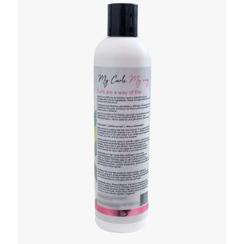 Leave-In Conditioner for Curly Hair - Hydrating Vegan Curl Moisturizer 10 Oz