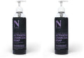 Dr. Natural Activated Charcoal Liquid Body Wash - Lavender, 16 oz, Pack of 2