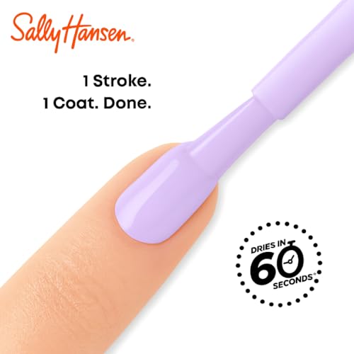 Sally Hansen Insta-Dri Galactic Nail Polish | Quick Dry, Long Lasting, Streak-Free Shine | Semi-Opaque, Shimmery | 110 Ne-Blue-la | Holographic Blue-Purple Nail Color
