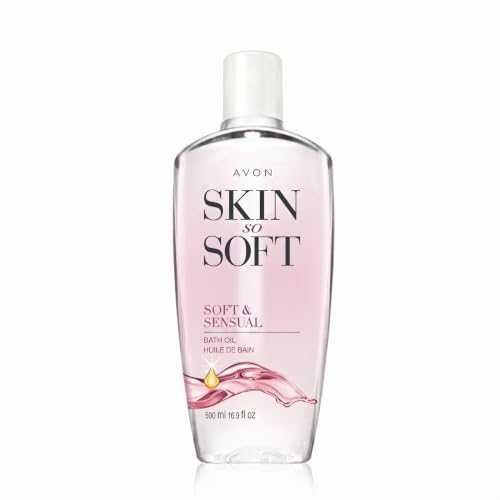 AVON Skin So Soft Moisturizing Bath Oil 16.9 oz - Silky Body Oil & Sensual Fragrance
