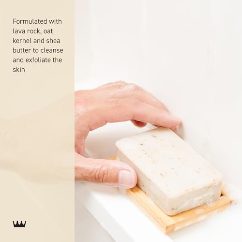 Cremo Exfoliating Body Bar for Men - Italian Bergamot Scent, 5oz Pack of 12 - Multi-Layered Fragrance & Hydrating Formula