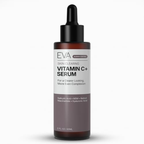 Eva Naturals Vitamin C Serum with Retinol & Salicylic Acid 2 oz - Skin Clearing & Brightening