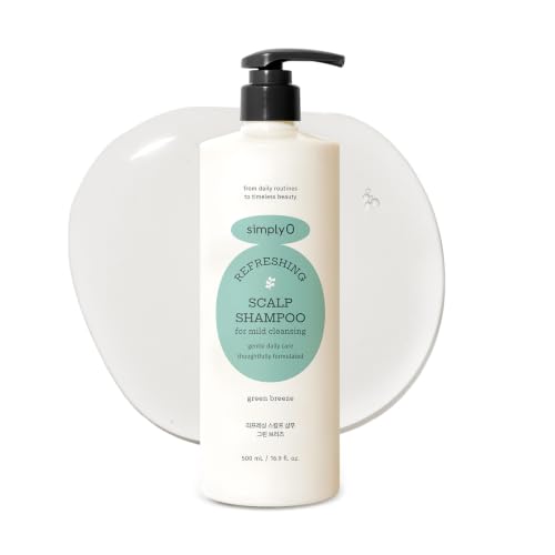 simplyO Refreshing Scalp Shampoo Green Breeze 16.9 fl oz - Menthol, Biotin & Paraben-Free