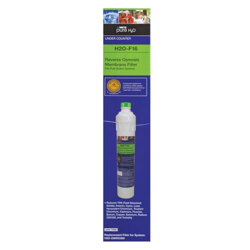 Watts Premier H2O-F16 Pure 50 GPD Reverse Osmosis Membrane Filter - Variation of H2O-F16