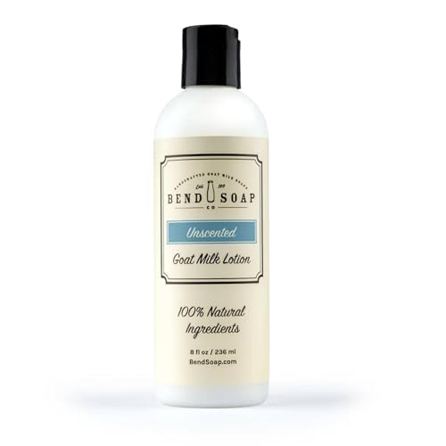 Unscented Goat Milk Lotion - Gentle Hydrating Formula for Sensitive Skin, 8oz Pack of 1
