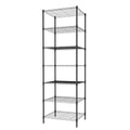 Heavy Duty 7-Tier Wire Shelving Rack - 24x24x72 Inches, Adjustable Steel Storage Unit