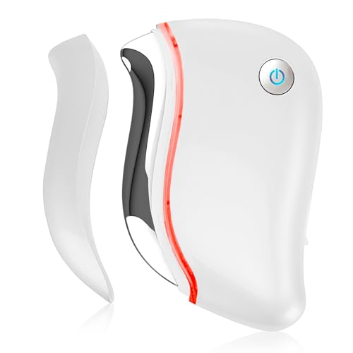 Heated Electric Gua Sha Tool for Facial & Body Massage, 4-in-1 Skin Care Device