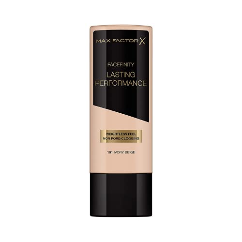 2 Pack Max Factor Lasting Performance Foundation Ivory Beige 35ml - Long-Lasting Makeup