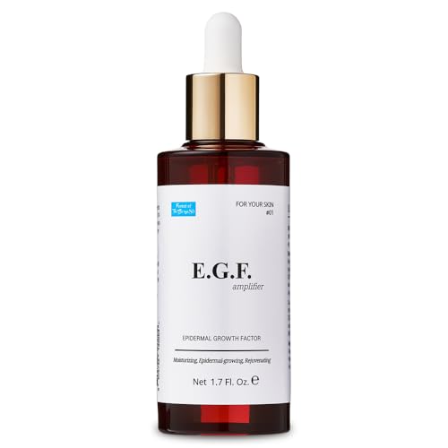 EGF Serum Epidermal Growth Factor 1.7 Fl. Oz. / 50ml / face serum cosmetic ingredients for skin serum korean egf growth factor egf ample after microneedling