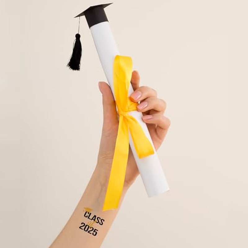 256PCS Graduation Tattoos Party Supplies 2025 ? Congrats Grad Prom Party Favors Decorations