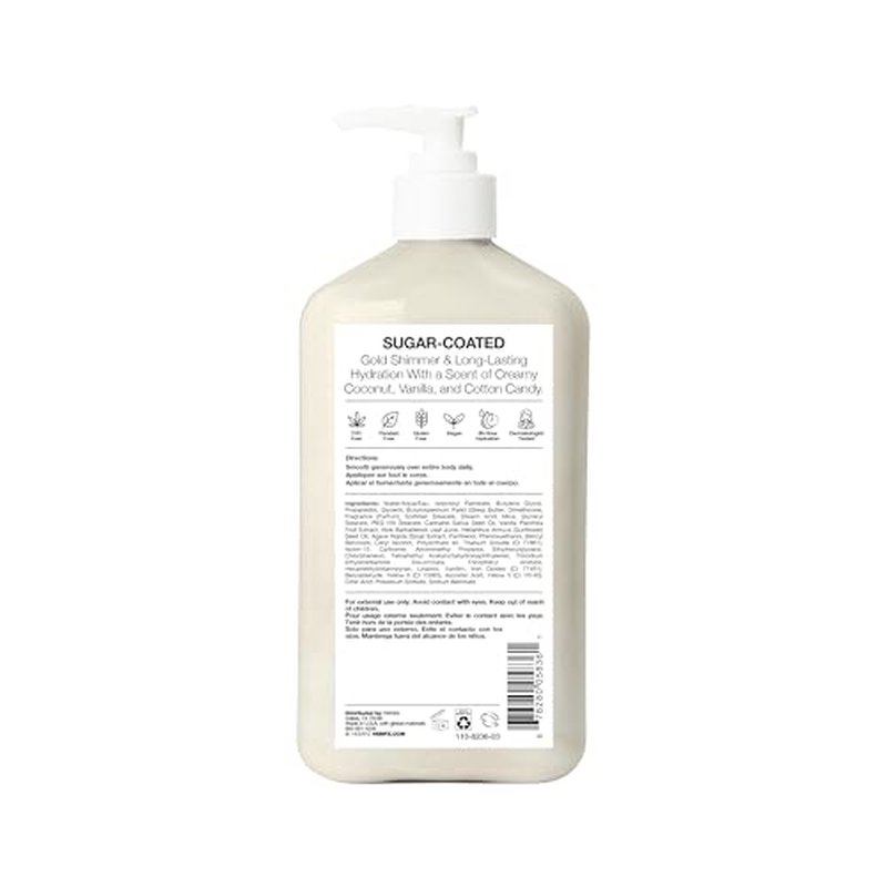 Hempz Cotton Candy Scented Body Lotion ? Spun Sugar & Vanilla Bean, Hydrating Moisturizer for Dry Skin, Body & Hands, Self Care Routine Must Have, 17 fl oz