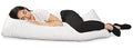 Adjustable Body Pillow for Adults 54 x 20 Inch Memory Foam Pregnancy Pillow with Plush Cover