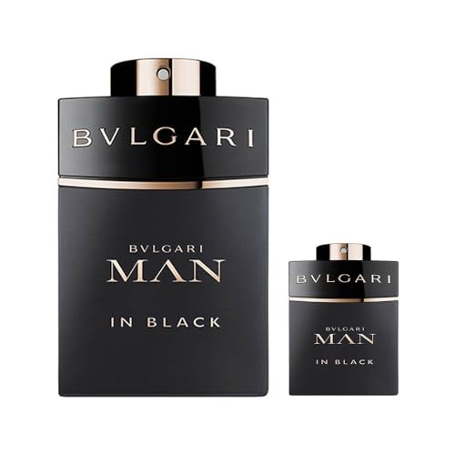 Bvlgari Man In Black Eau de Parfum Spray 3.4oz for Men - Warm Citrus Woody Fragrance