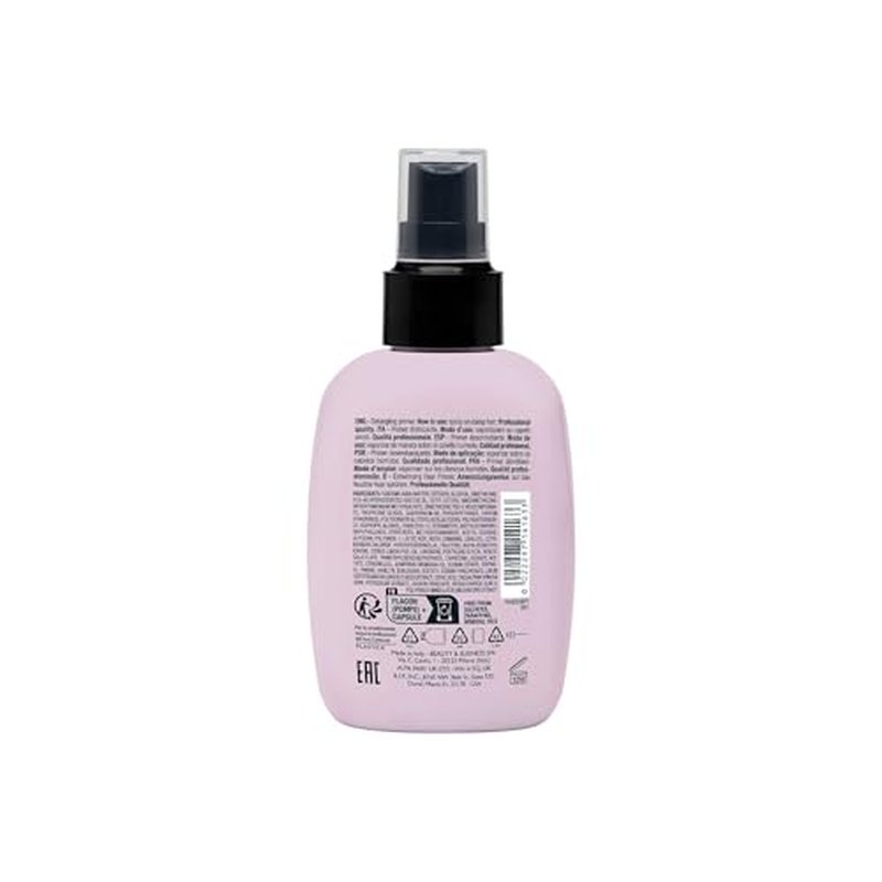 ALFAPARF MILANO Semi di Lino Style & Care Detangling Primer - No Hold - Detangling Primer for All Hair Types - Thermal Protection (4.25 fl oz / 125 ml)