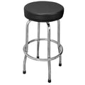 Swivel Bar Stool with Padded Seat and Chrome Legs for Garage, Shop or Home