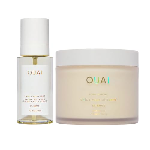 Tropical Scented Body & Hair Gift Set - Hydrating Body Cream & Hair & Body Mist