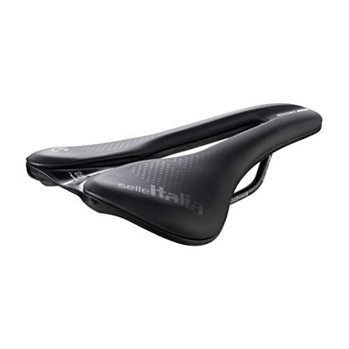 Cycling Saddle - Novus Evo Boost Superflow Unisex Bike Seat 248x145mm Black