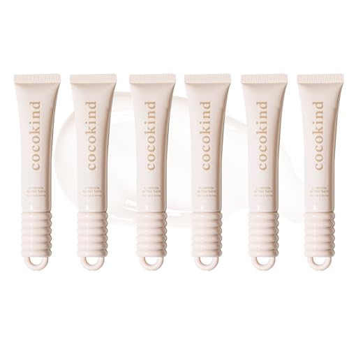 Cocokind Ceramide Lip Blur Balm, Be Real - Clear Hydrating Lip Balm with Ceramides & Peptides, Made for Sensitive Skin & Lips, Unflavored & Fragrance-Free - 6 pack