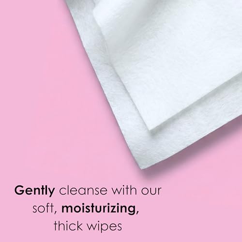 Global Beauty Care Collagen Makeup Remover Wipes - Gentle Daily Facial Cleansing Wipes for Sensitive Skin, Hydrating, Firming & Renewing For Smooth Radiant Skin, Travel-Friendly, 60 Count (1-Pack)