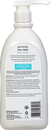 JASON Tea Tree Purifying Body Wash 30 Fl Oz Pack of 2 - Gentle, Cruelty-Free