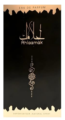 Unisex Eau de Parfum Spray - Ahlaamak 3.4oz Long-Lasting Fragrance