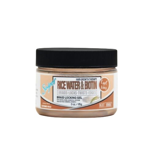 Super Hold Braid Locking Gel with Rice Water - Natural Hair Styling