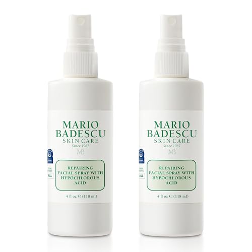 Mario Badescu Repairing HOCl Facial Spray with Hypochlorous Acid ? Soothes & Calms Angry, Irritated Skin, Reduce Redness & Flare-Ups ? pH Balancing, Non-Irritating Cleanser, Fragrance-Free