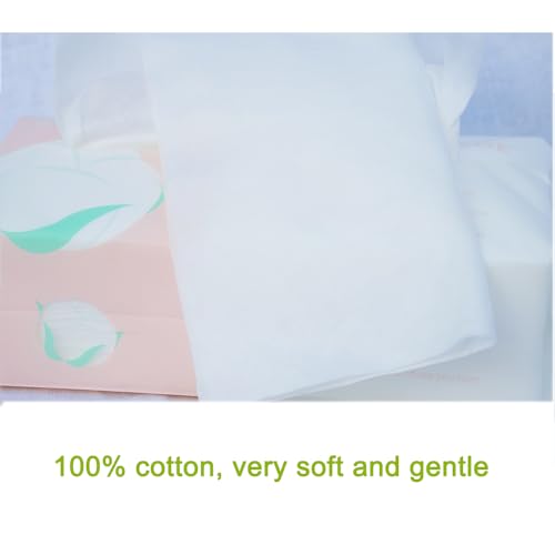 Ultra Soft Dry Baby Wipes Unscented Multi-Purpose Pure Cotton Tissue For Sensitive Skin (2 PACK-200 Count)