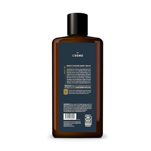 Cremo Rich-Lathering Palo Santo (Reserve Collection) Body Wash, Notes of Bright Cardamom, Dry Papyrus and Aromatic Palo Santo, 16 Fl Oz (2-Pack)