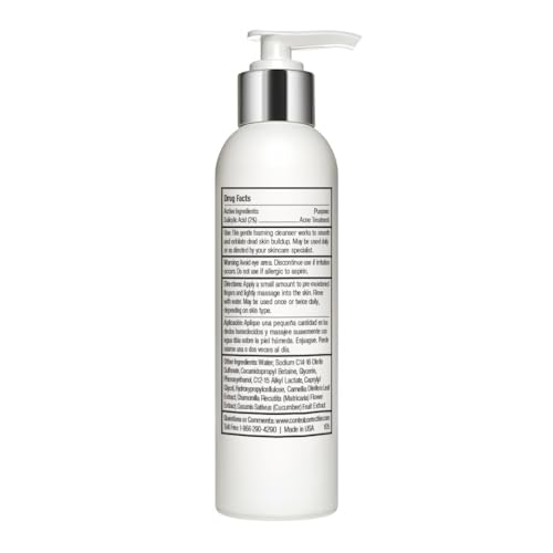CONTROL CORRECTIVE Salicylic Acid 2% Acne Face Wash - Oily Skin Cleanser 6.7 Fl Oz