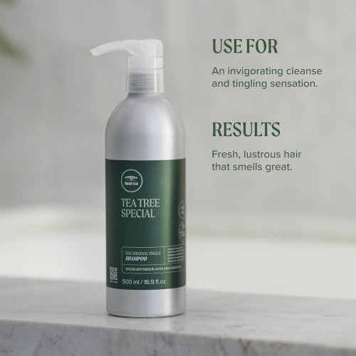 Tea Tree Special Shampoo 16.9 Fl Oz Deep Cleanses Oily Hair & Refreshes Scalp