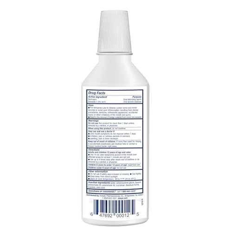 CloSYS Mouth Sore Mouthwash Cleanses and Heals Oral Sores and Canker Sores in Mouth Alcohol-Free Hydrogen Peroxide Mouthwash Non-Burning and Non-Irritating 16 oz