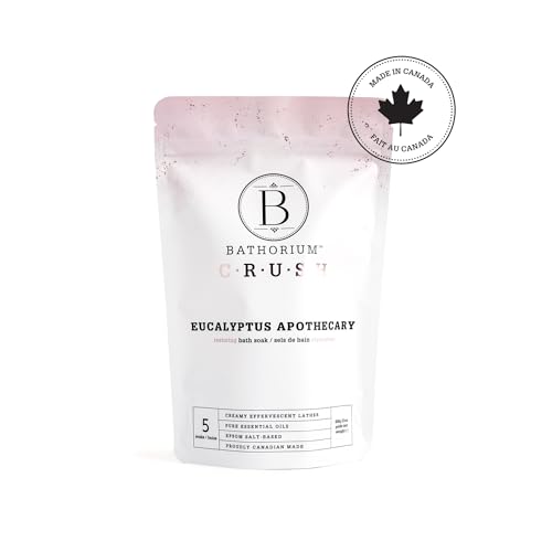 Eucalyptus Bath Soak with Dead Sea & Epsom Salts - 21 oz Relaxing Muscle Relief