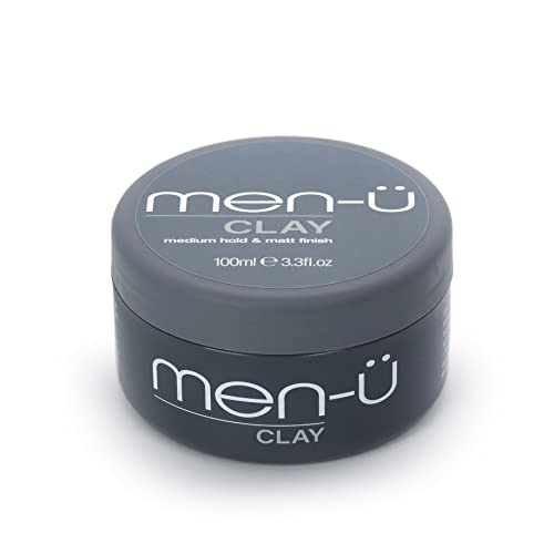 Men's Hair Clay with Matte Finish - Medium Hold, Choppy Style, 100ml